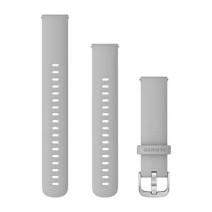 Silikónový remienok Quick Release (18 mm), Mist Gray - Silver