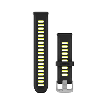 Silikónový remienok Quick Release (20 mm), Black/Amp Yellow