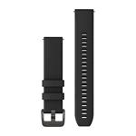 Silikónový remienok Quick Release (20 mm), Black - Black