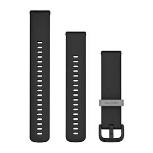 Silikónový remienok Quick Release (20 mm), Black