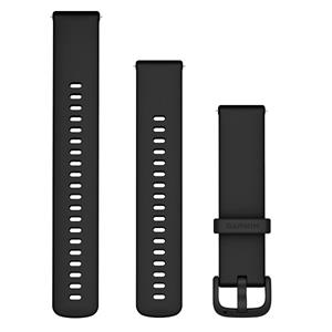 Silikónový remienok Quick Release (20 mm), Black