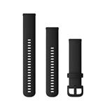 Silikónový remienok Quick Release (20 mm), Black