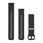 Silikónový remienok Quick Release (20 mm), Black