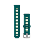 Silikónový remienok Quick Release (20 mm), Teal Green/Citron