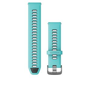Silikónový remienok Quick Release (22 mm), Aqua/Black