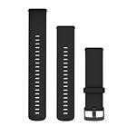Silikónový remienok Quick Release (22 mm), Black