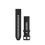 Silikonový remienok QuickFit 20 - Black/Pebble Gray