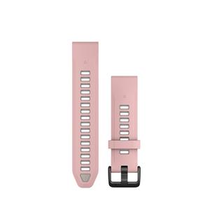 Silikonový remienok QuickFit 20 - Dust Rose/Fog Gray