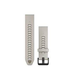 Silikonový remienok QuickFit 20 - Fog Gray/Dark Sandstone