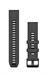 Silikonový remienok QuickFit 22 - Graphite/Black