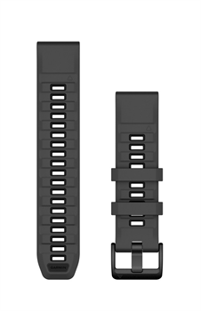 Silikonový remienok QuickFit 22 - Graphite/Black