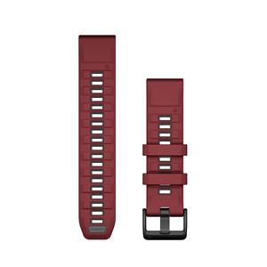 Silikonový remienok QuickFit 22 - Marsala/Graphite