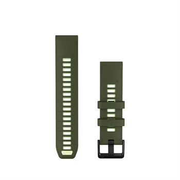 Silikónový remienok QuickFit 22 - Olive Drab/Citron