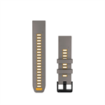 Silikónový remienok QuickFit 22 - Silver Gray/Yellow Flare