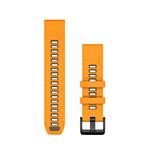Silikonový remienok QuickFit 22 - Spark Orange/Graphite