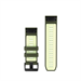 Silikónový remienok QuickFit 26 - Olive Drab/Citron