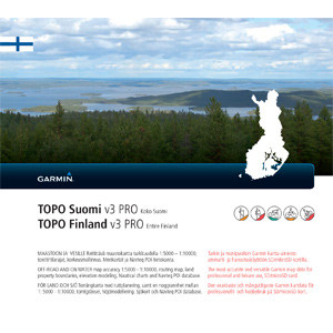 TOPO Finland (Suomi) v3 PRO, microSD™/SD™