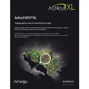 TOPO mapa - Adria XL