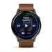 VENU 4 - 45mm, Black/ Slate + Leather