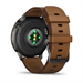 VENU 4 - 45mm, Black/ Slate + Leather
