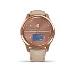 vivomove Luxe, 18K Rose Gold-Light Sand, Leather