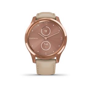 vivomove Luxe, 18K Rose Gold-Light Sand, Leather